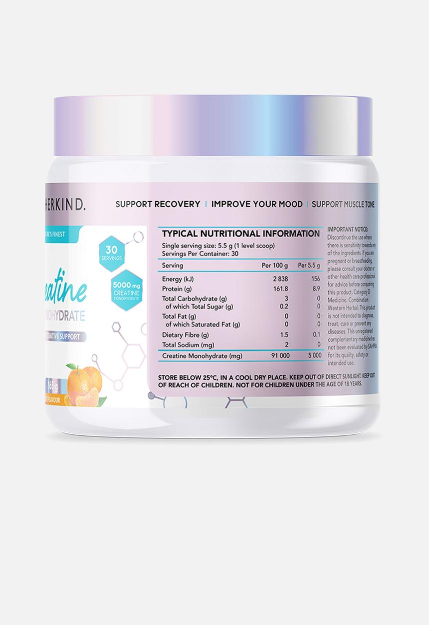 Motherkind - Creatine Monohydrate 165g - Naartjie