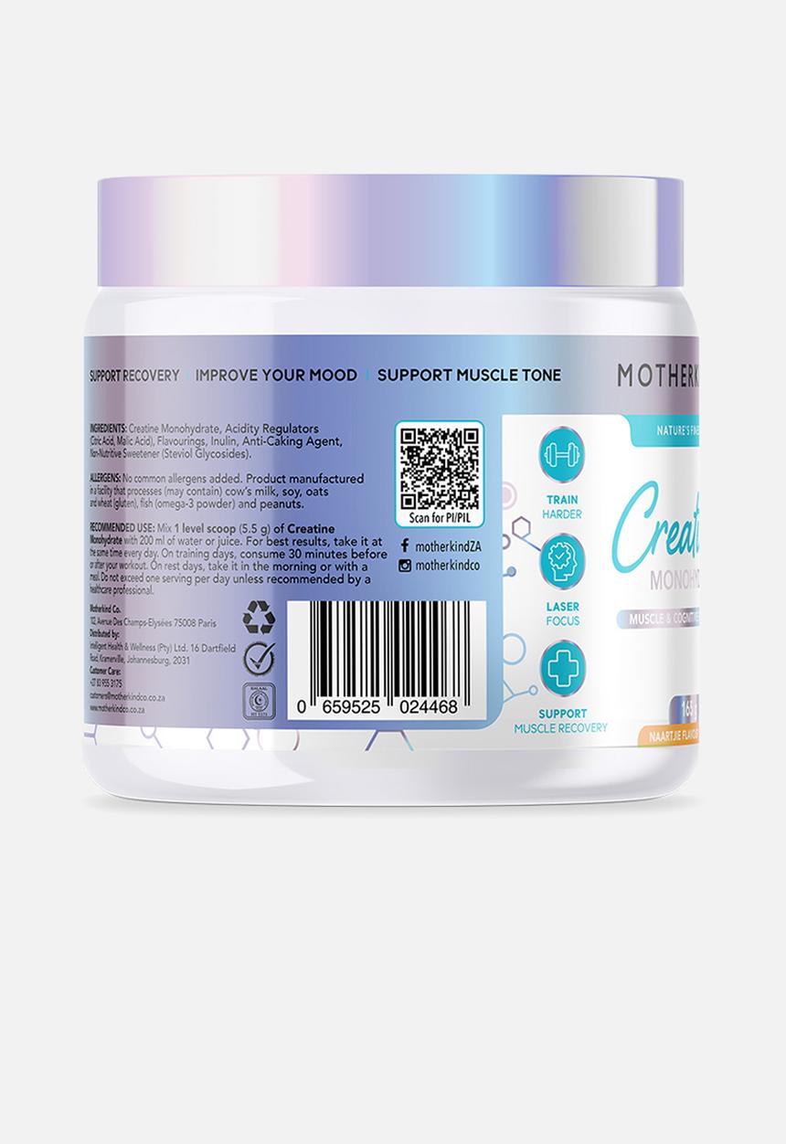Motherkind - Creatine Monohydrate 165g - Naartjie