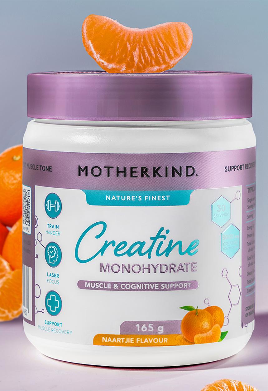 Motherkind - Creatine Monohydrate 165g - Naartjie