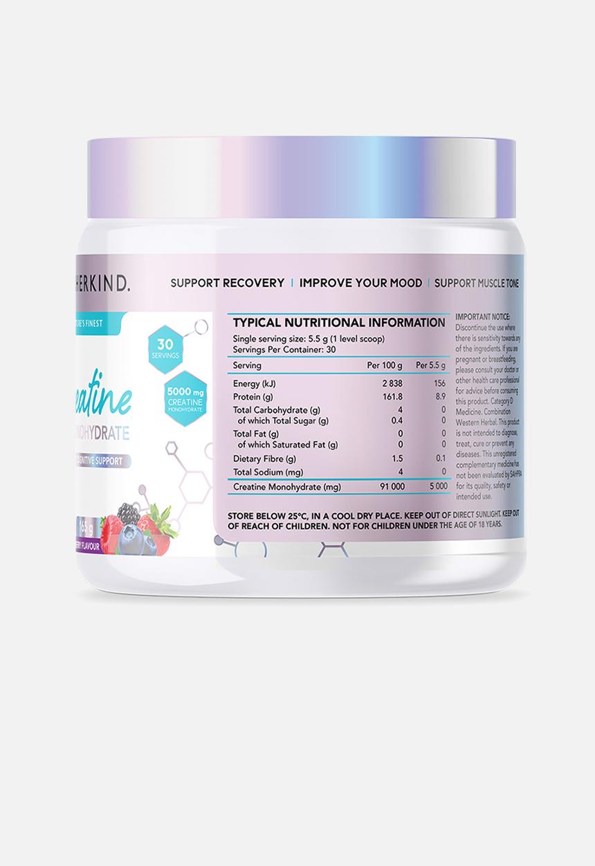 Motherkind - Creatine Monohydrate 165g - Mixed Berry
