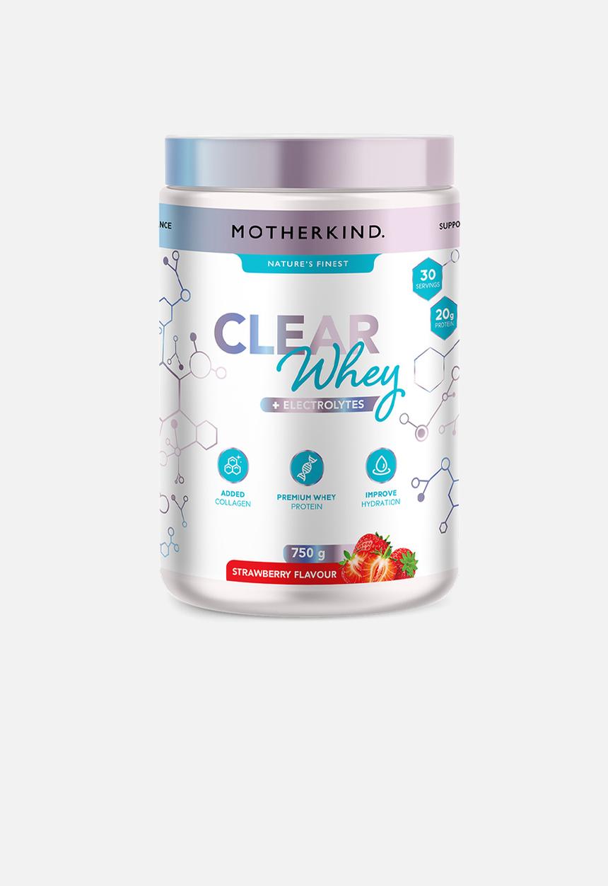 Motherkind - Clear Whey + Electrolytes 750g - Strawberry