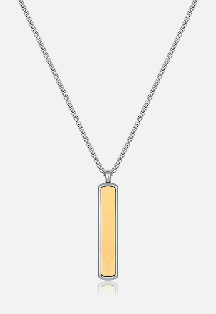 Daniel Klein - DKJ620001-3 Necklace - Silver/Gold