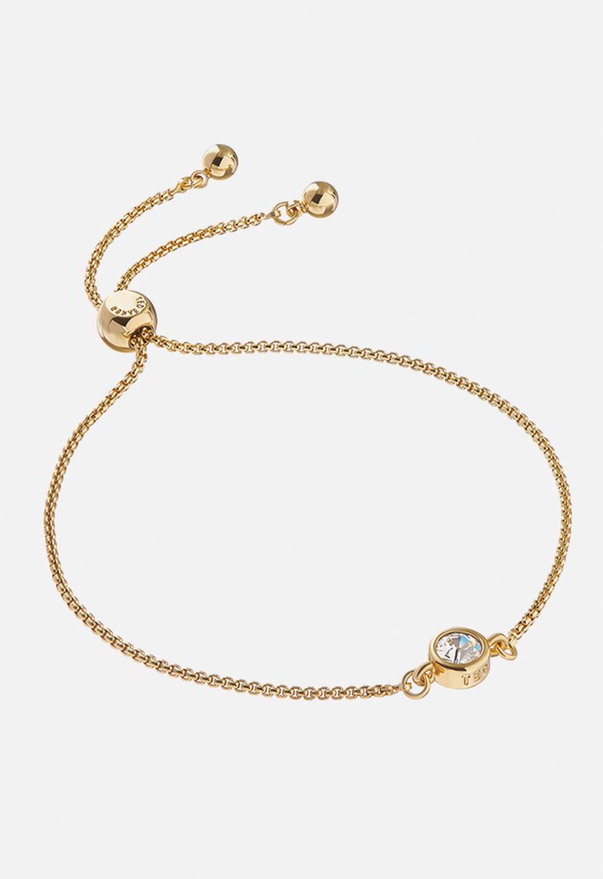 Ted Baker - Sarsaa crystal adjustable bracelet - gold