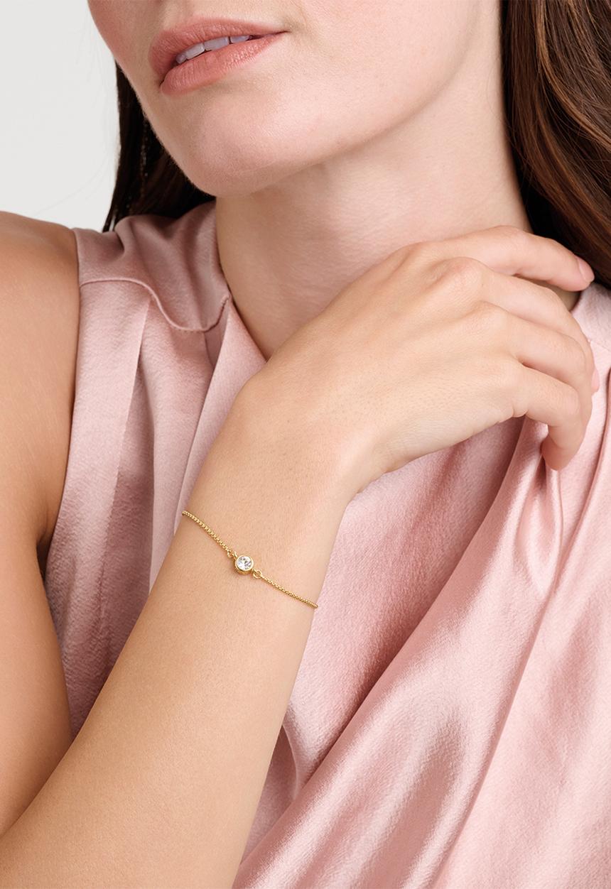 Ted Baker - Sarsaa crystal adjustable bracelet - gold
