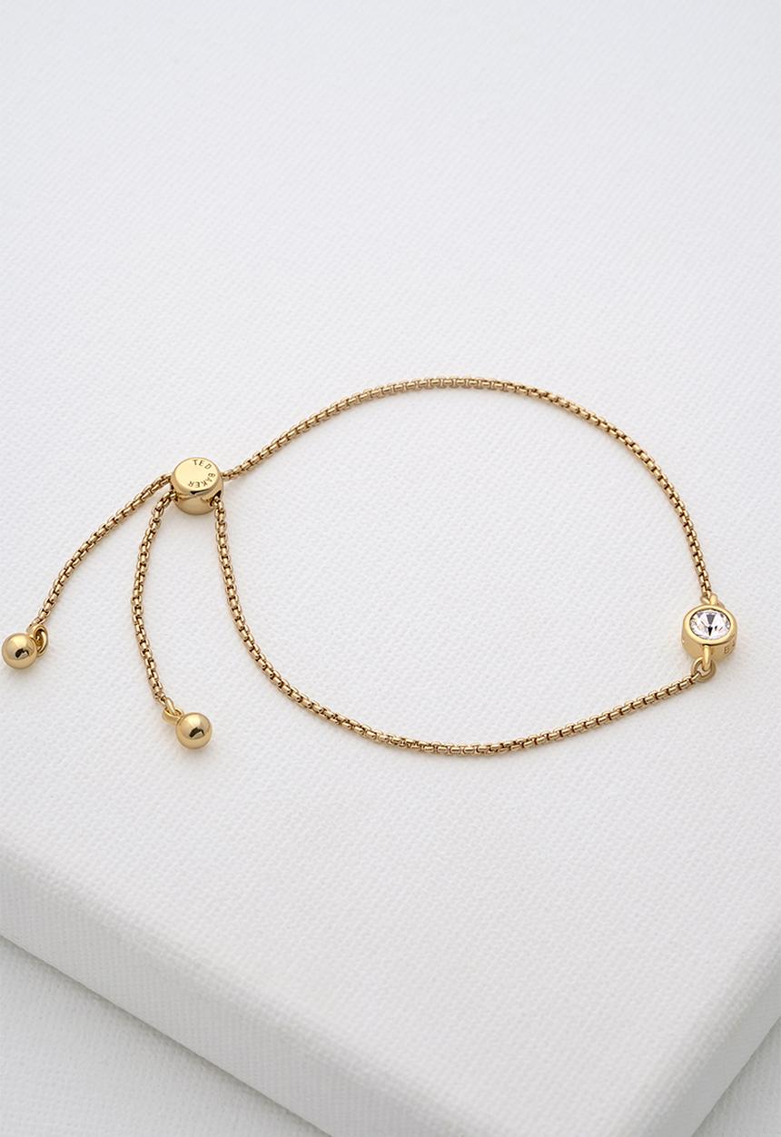 Ted Baker - Sarsaa crystal adjustable bracelet - gold