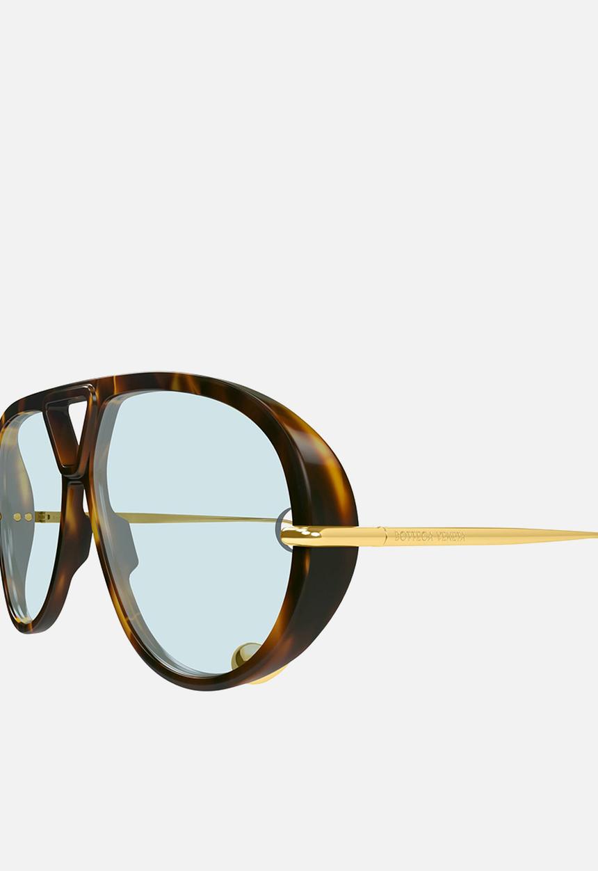 BOTTEGA VENETA - Drop Aviator Sunglasses - Havana