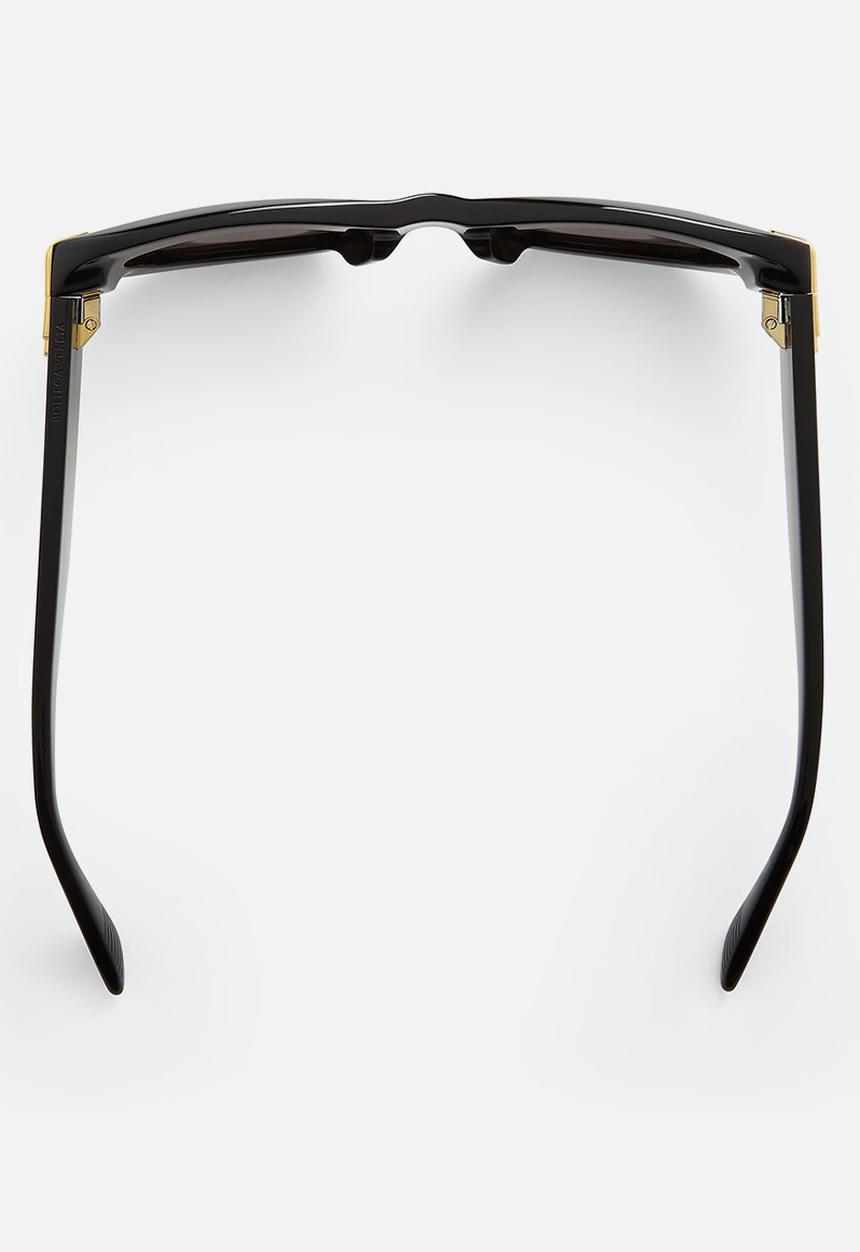 BOTTEGA VENETA - Mitre Oval Sunglasses - Black