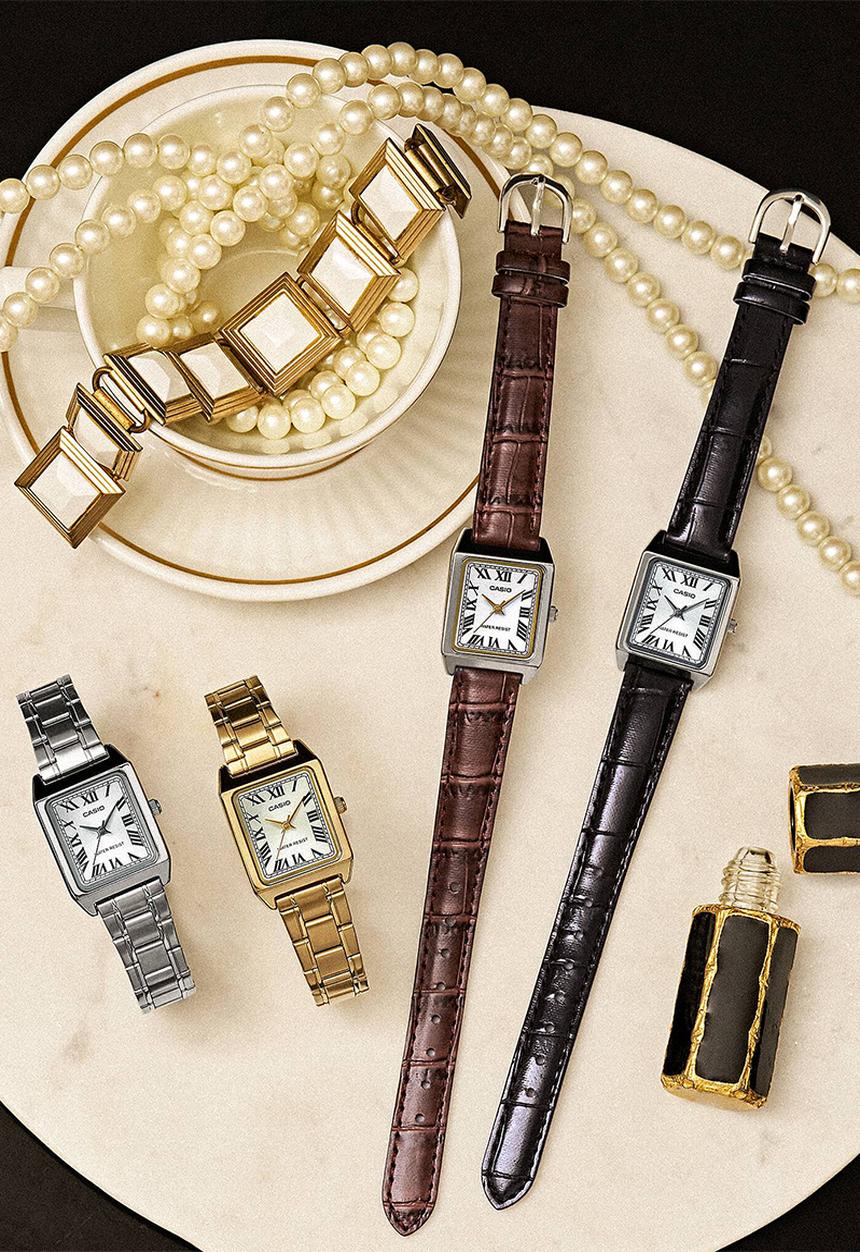 Casio - Analog Roman Gold Dial - Gold