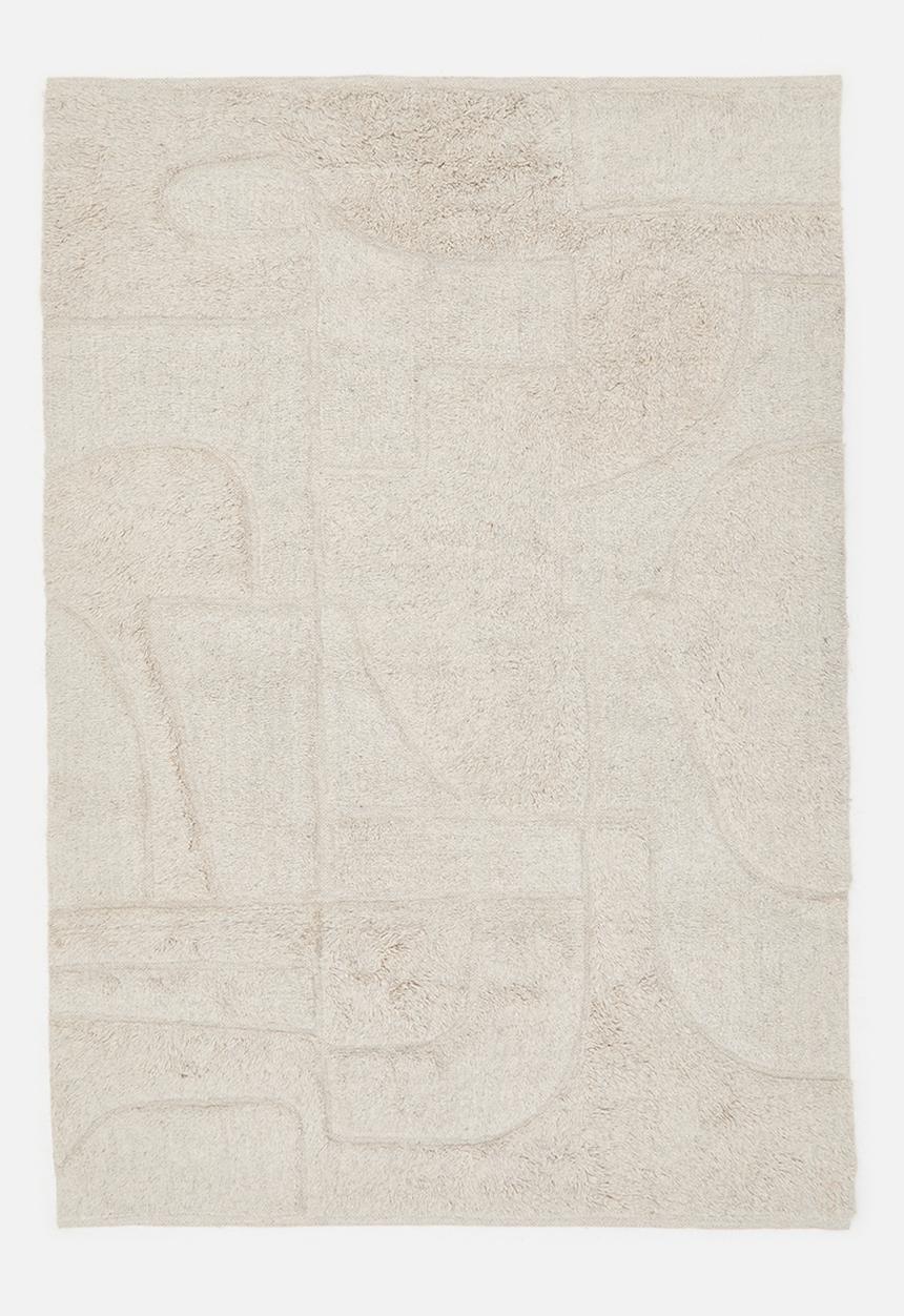 Sixth Floor - Mysa Tufted Wool Blend Rug Natural