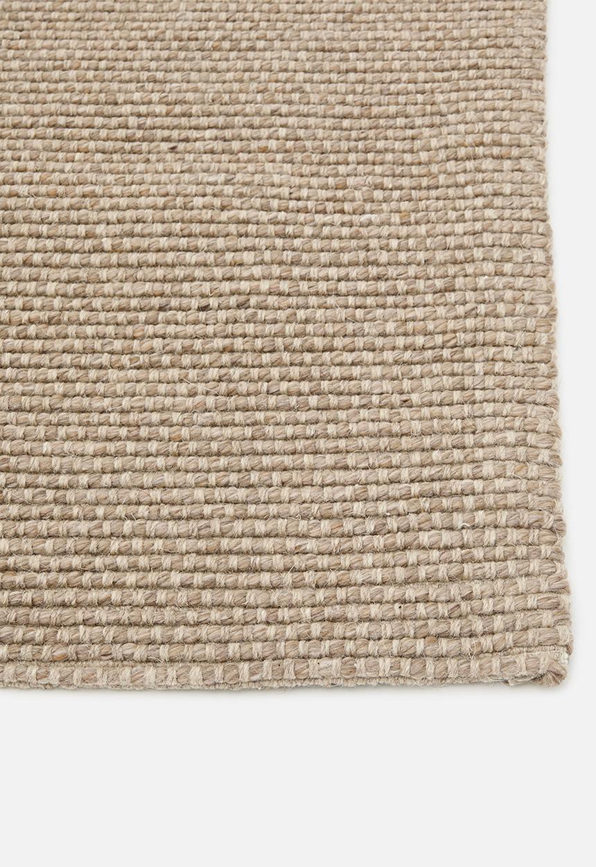 Sixth Floor - Cora Handwoven Wool Blend Rug Taupe