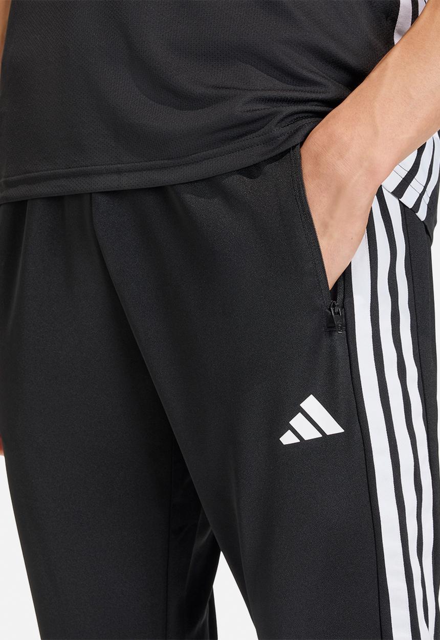 adidas Performance - Workout Essentials All-Set 3-stripes Knit Pant- Black/white