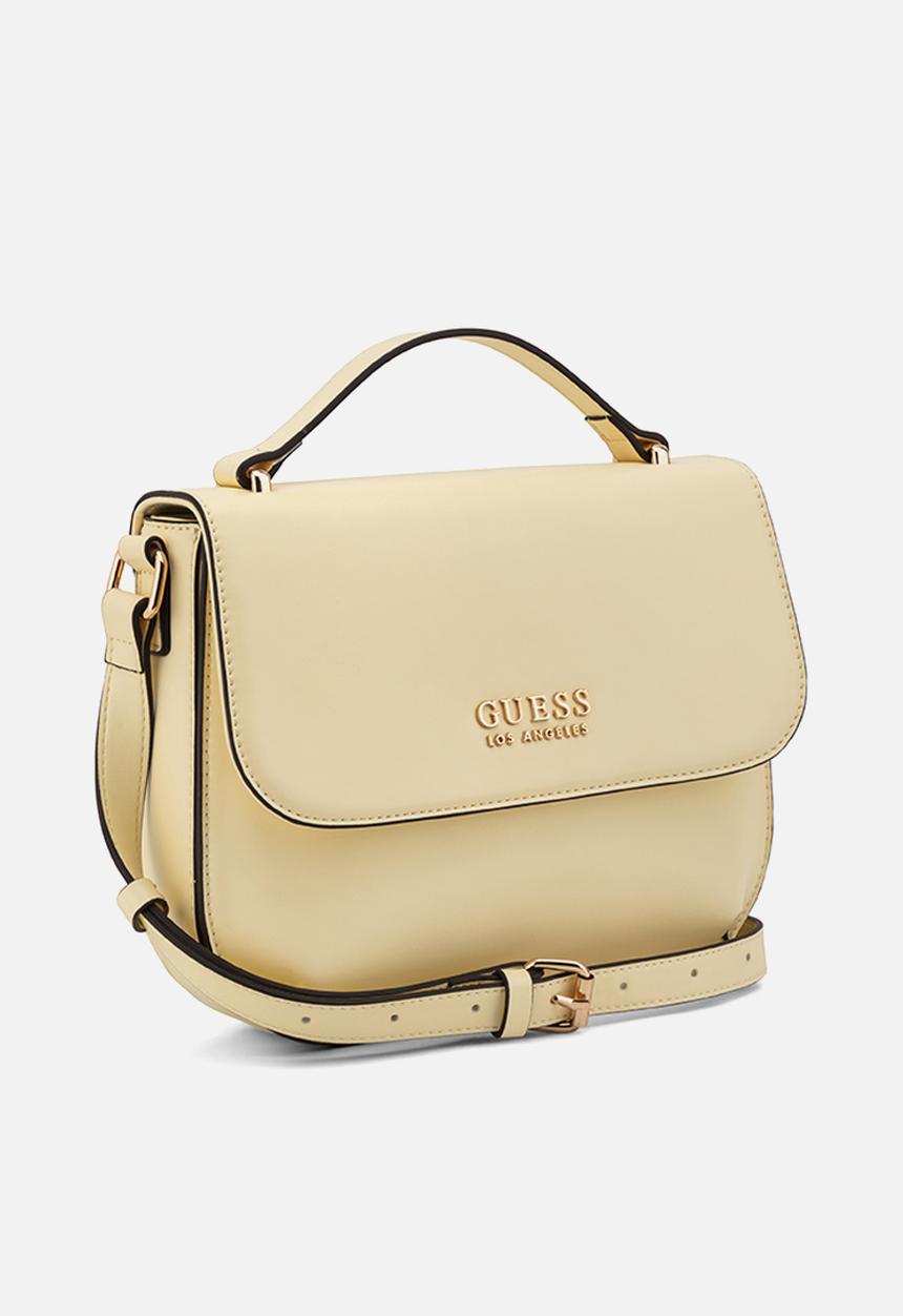 GUESS - Spring Hill Convertable Crossbody Flp Bag - Buttercream