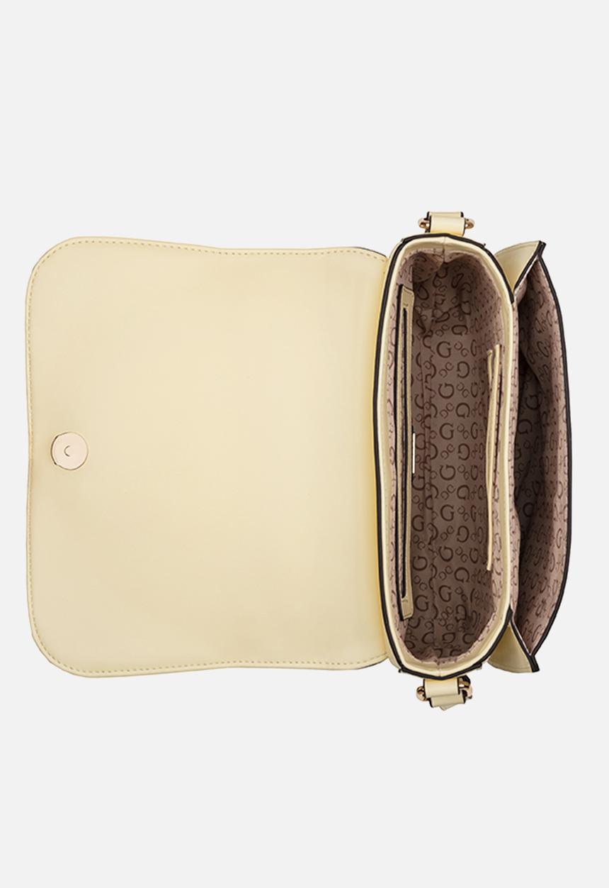 GUESS - Spring Hill Convertable Crossbody Flp Bag - Buttercream