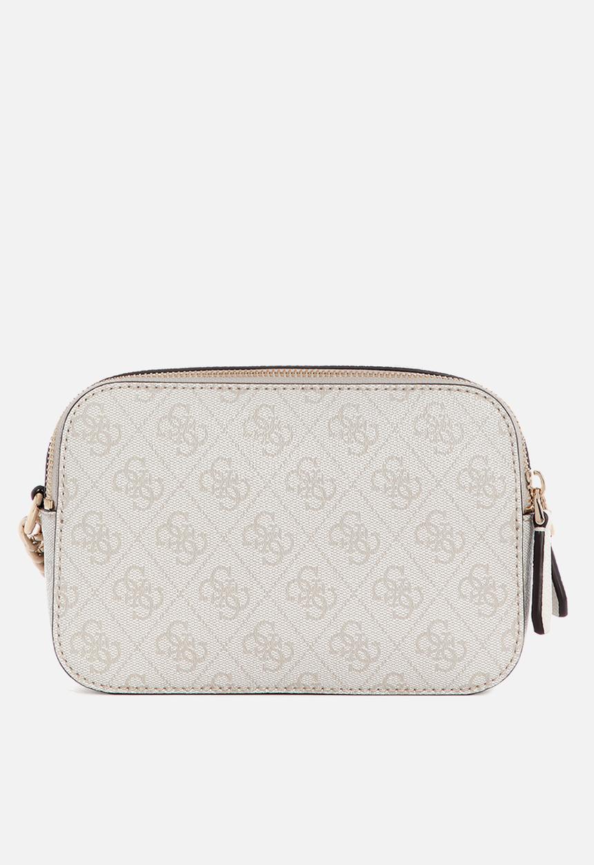 GUESS - Noelle Camera Crossbody Bag - Bone Logo