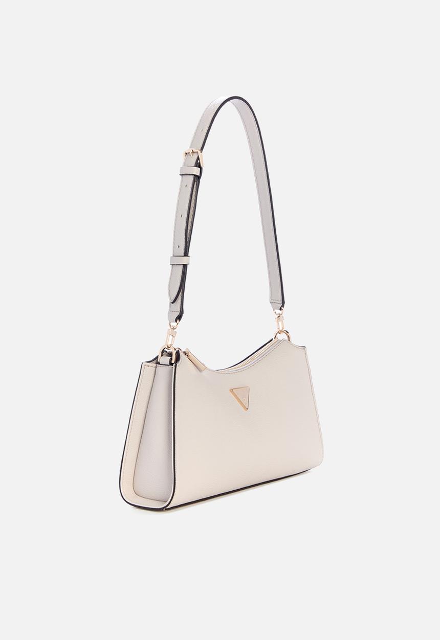 GUESS - Lucci Top Zip Shoulder Bag - Light Taupe
