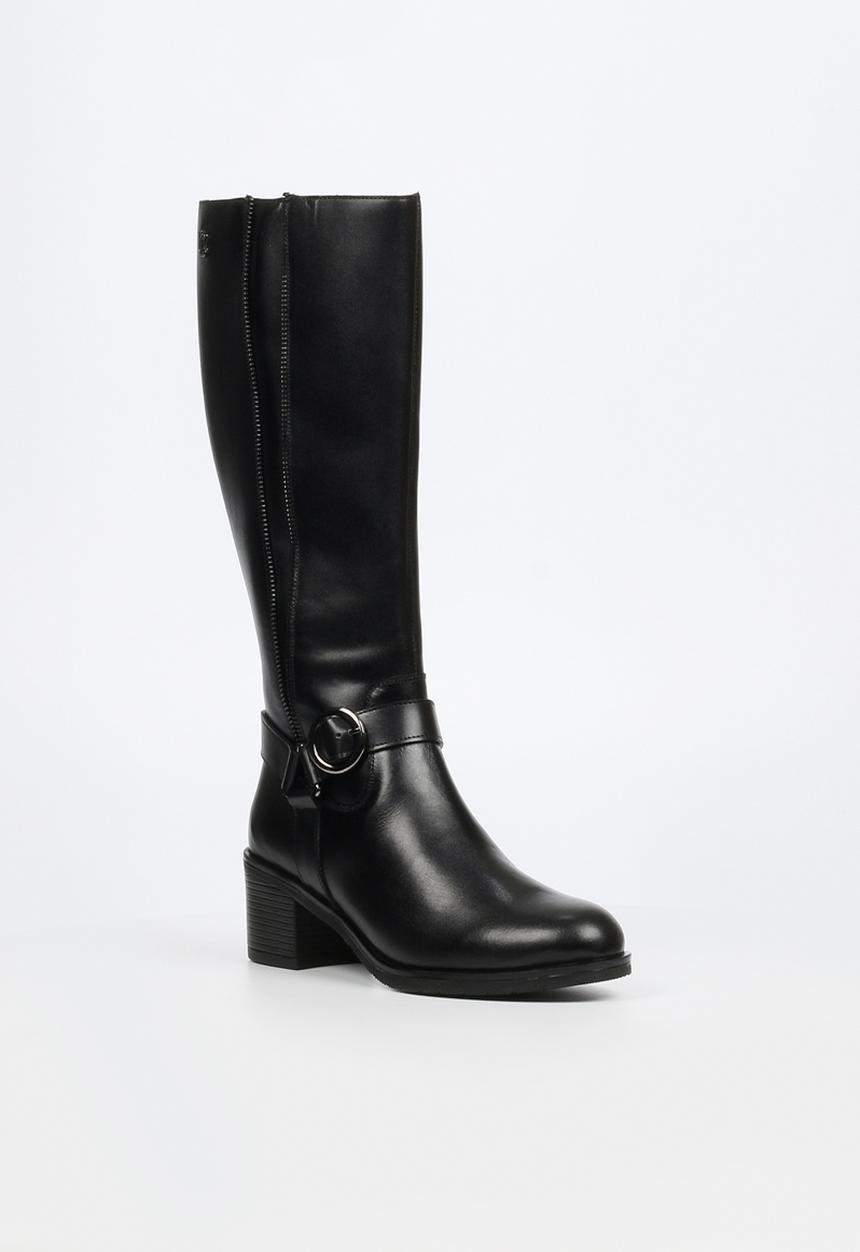 Nicci Tyler - Bruna 1 leather knee length boot - black