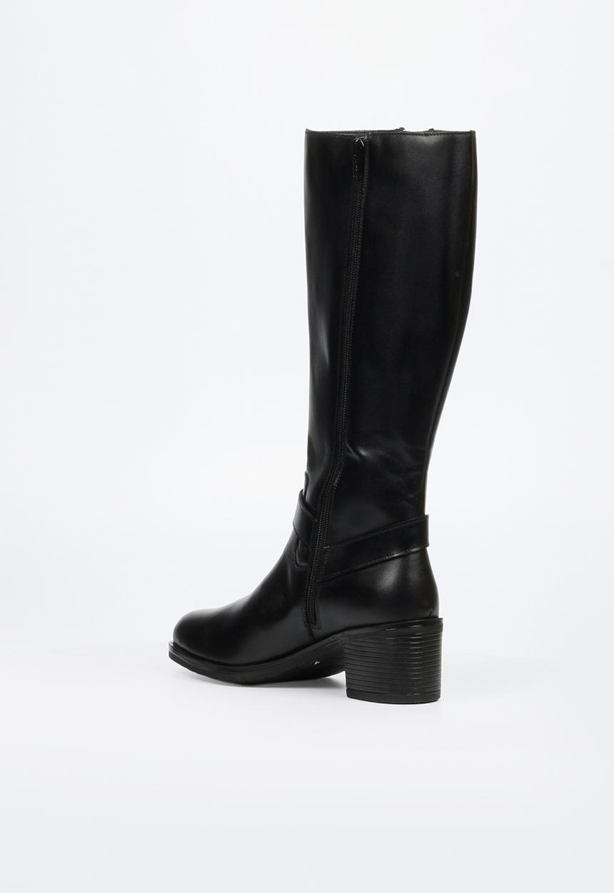 Nicci Tyler - Bruna 1 leather knee length boot - black