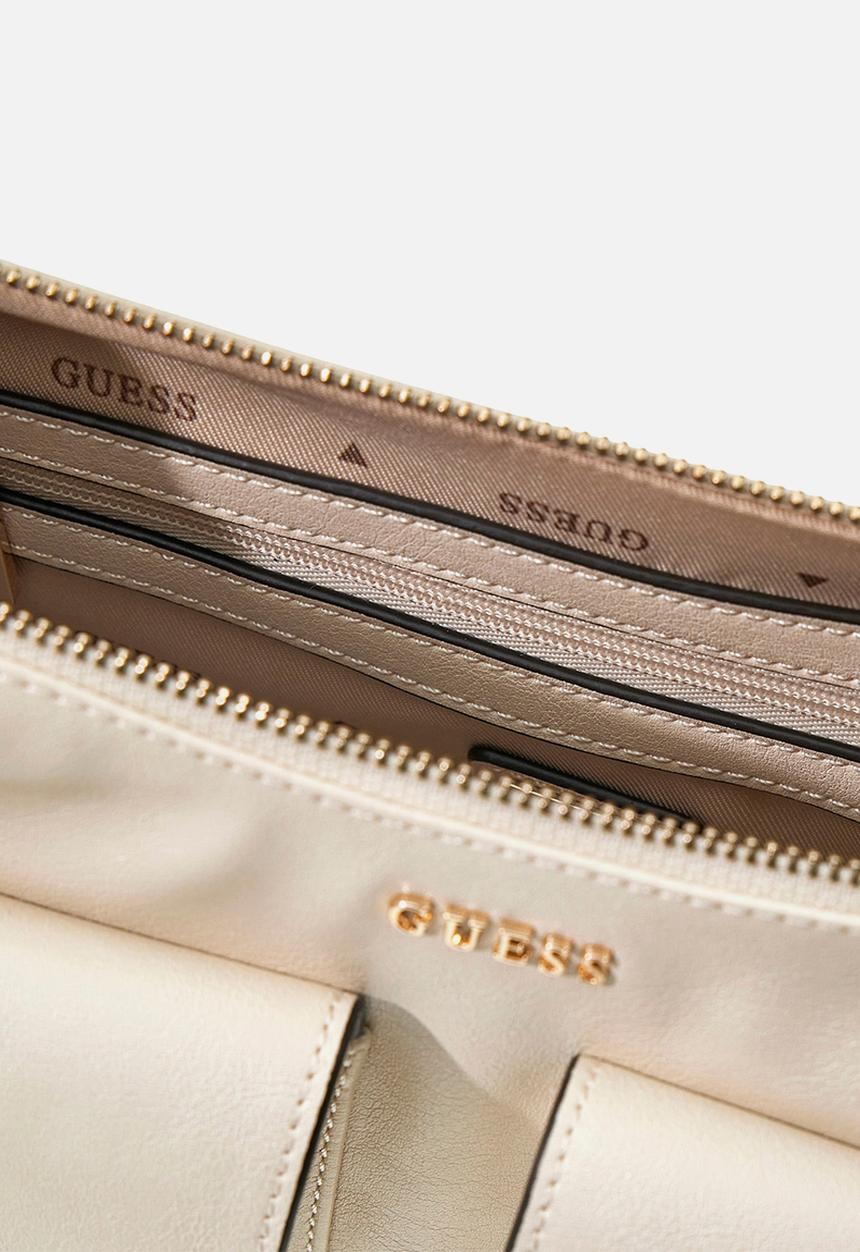 GUESS - Kassie Convertible Shoulder Bag - Off White