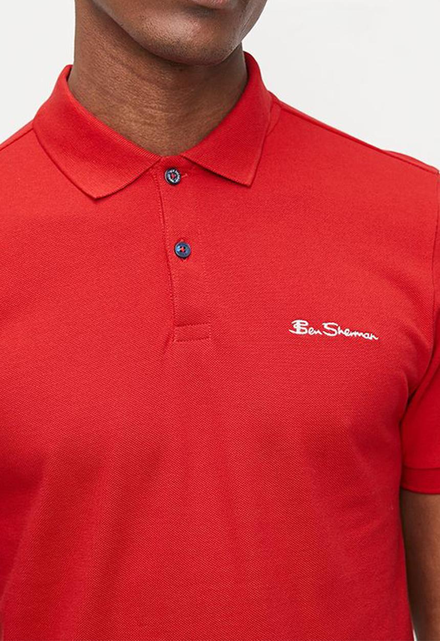 Ben Sherman - Ben Polo Short sleeve - Red