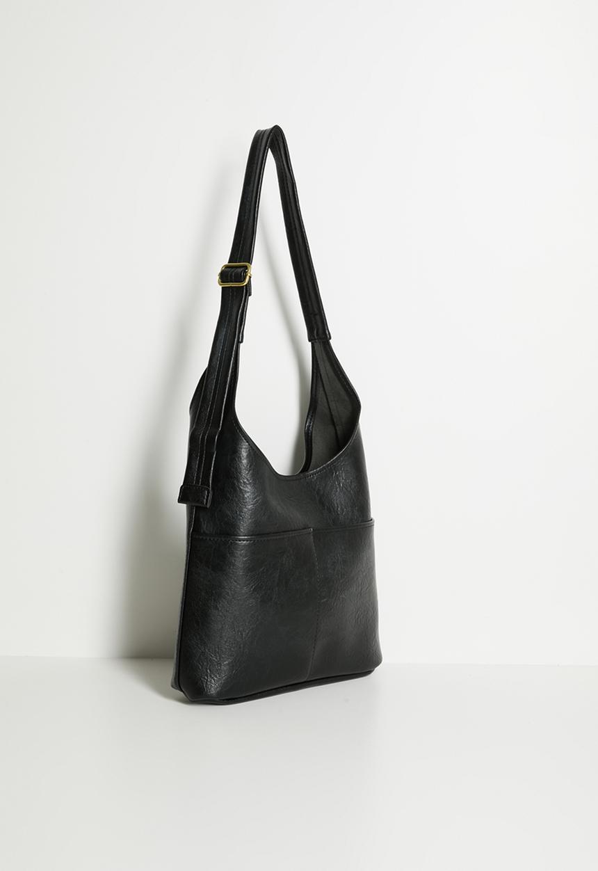 Tessa Design - Amelie Double Strap Shopper - Black