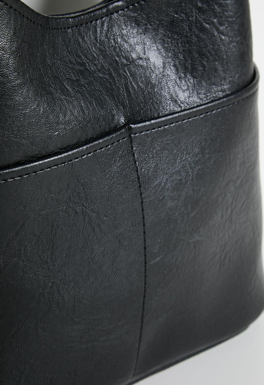 Tessa Design - Amelie Double Strap Shopper - Black