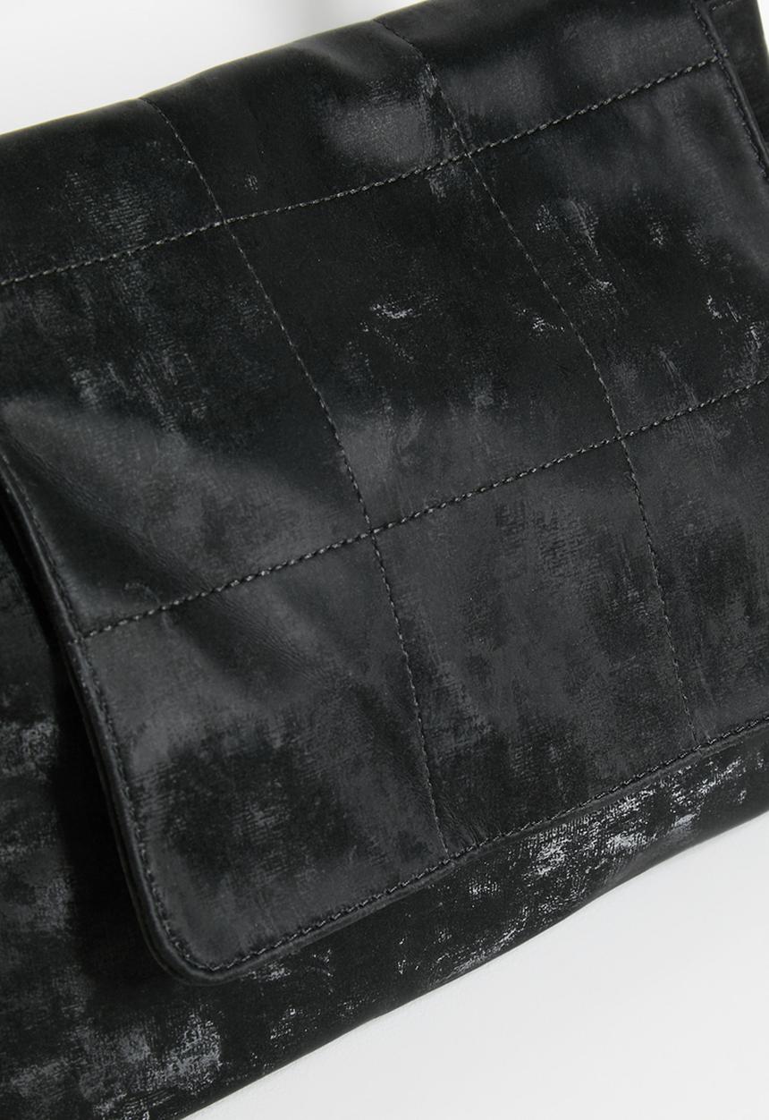 Tessa Design - Amaya Chain Handle Shoulder Bag - Charcoal