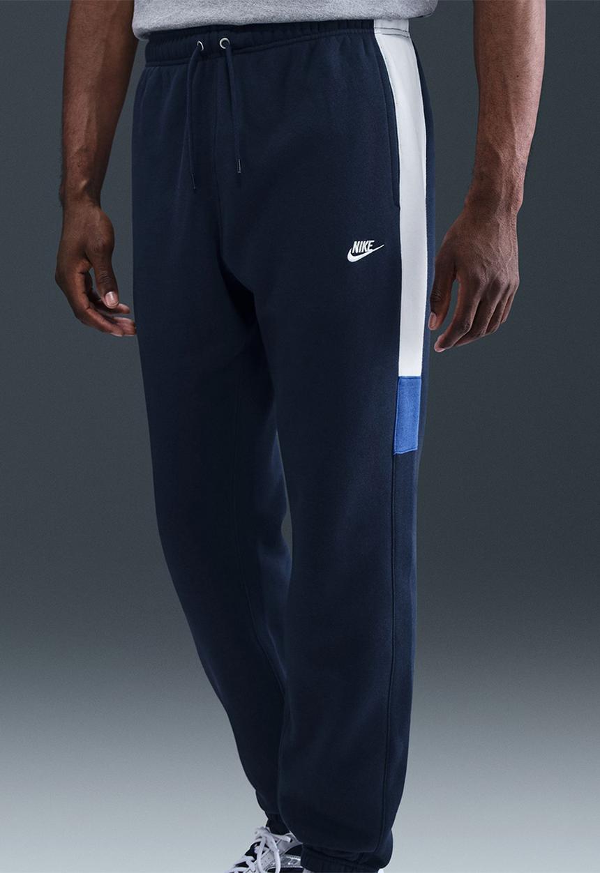 Nike - NSW Club FL Hooded GX Tracksuit set   - Navy/Blue/White