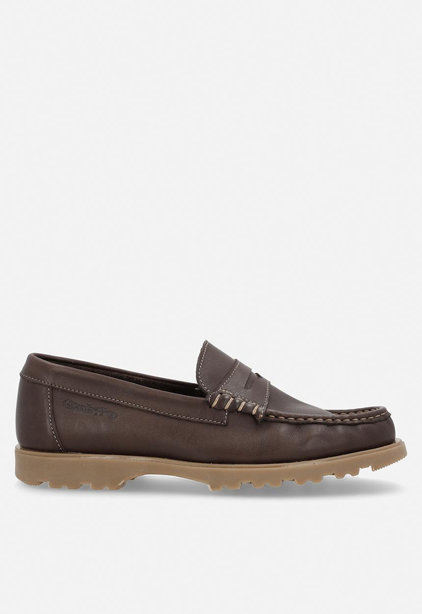 Grasshoppers - Tony - Choc Brown leather