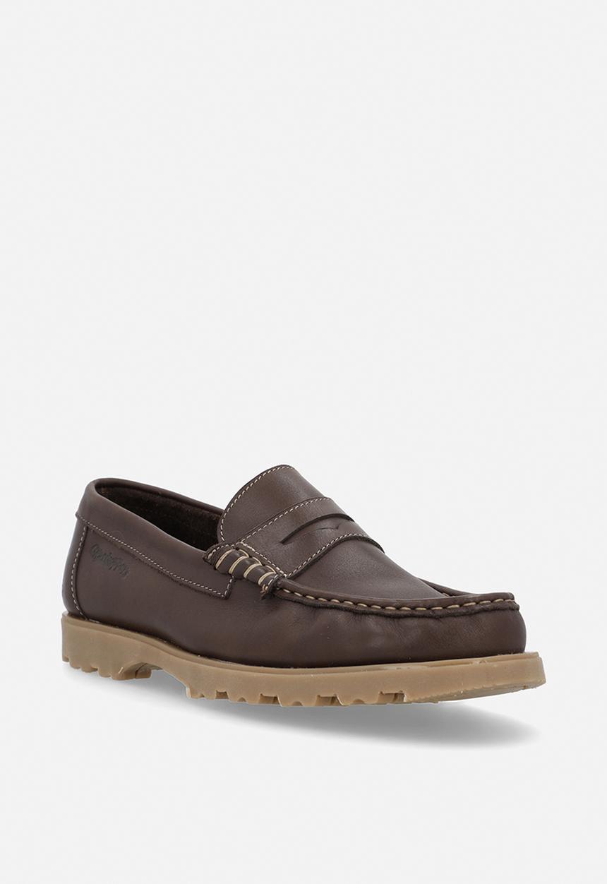Grasshoppers - Tony - Choc Brown leather