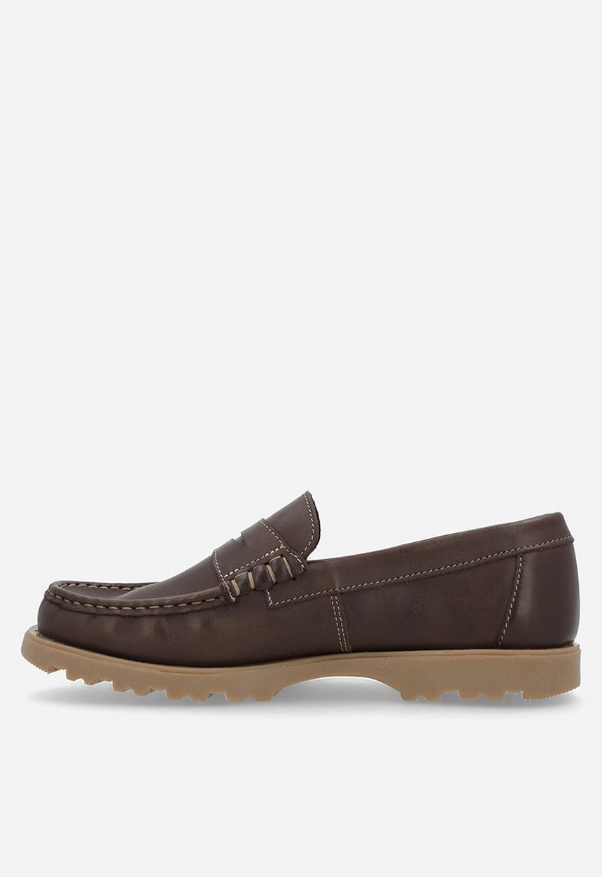 Grasshoppers - Tony - Choc Brown leather