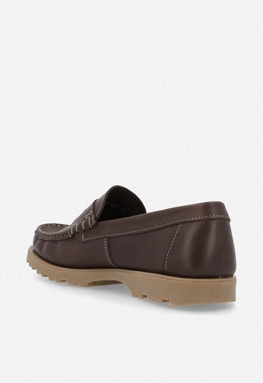 Grasshoppers - Tony - Choc Brown leather