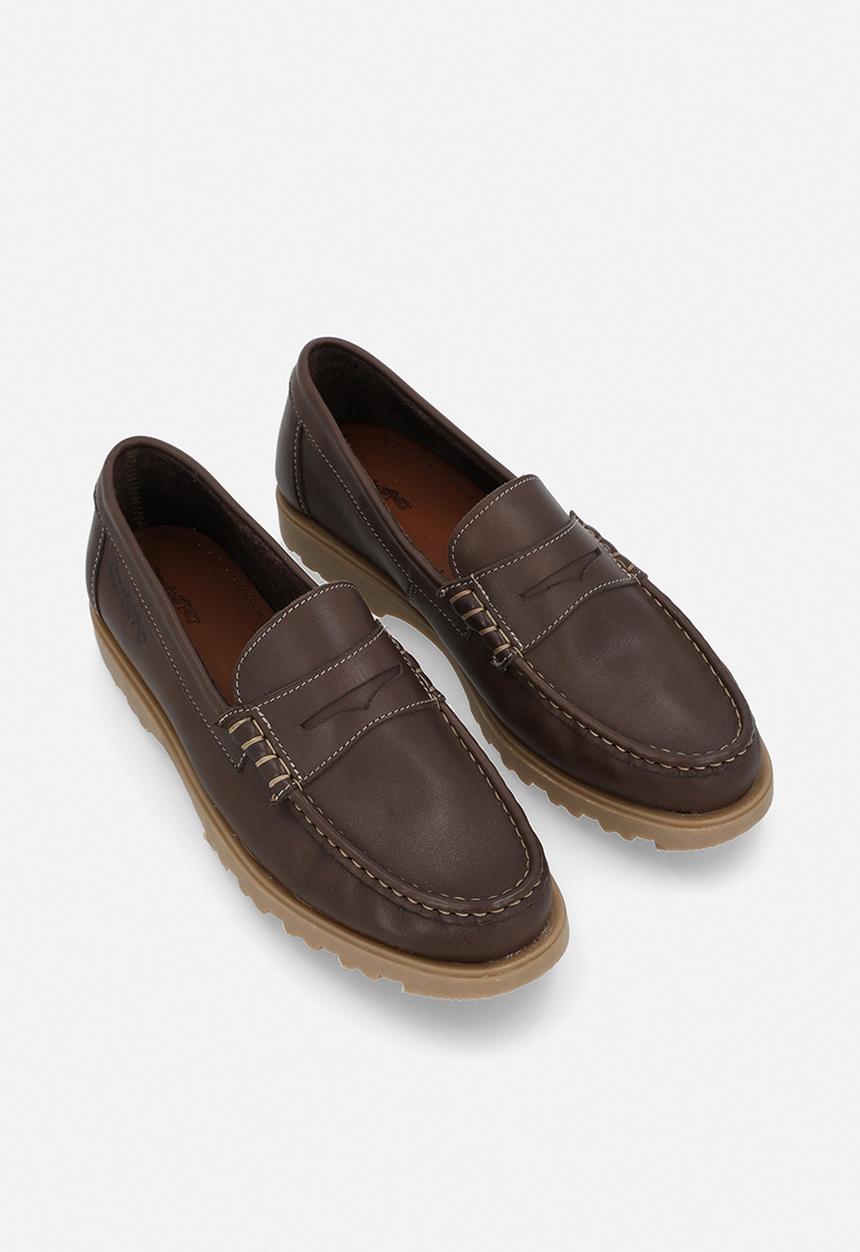 Grasshoppers - Tony - Choc Brown leather