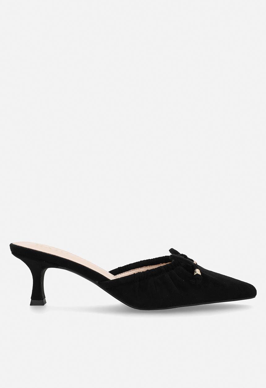 Raid London - Annya closed toe stiletto heel mule - black 