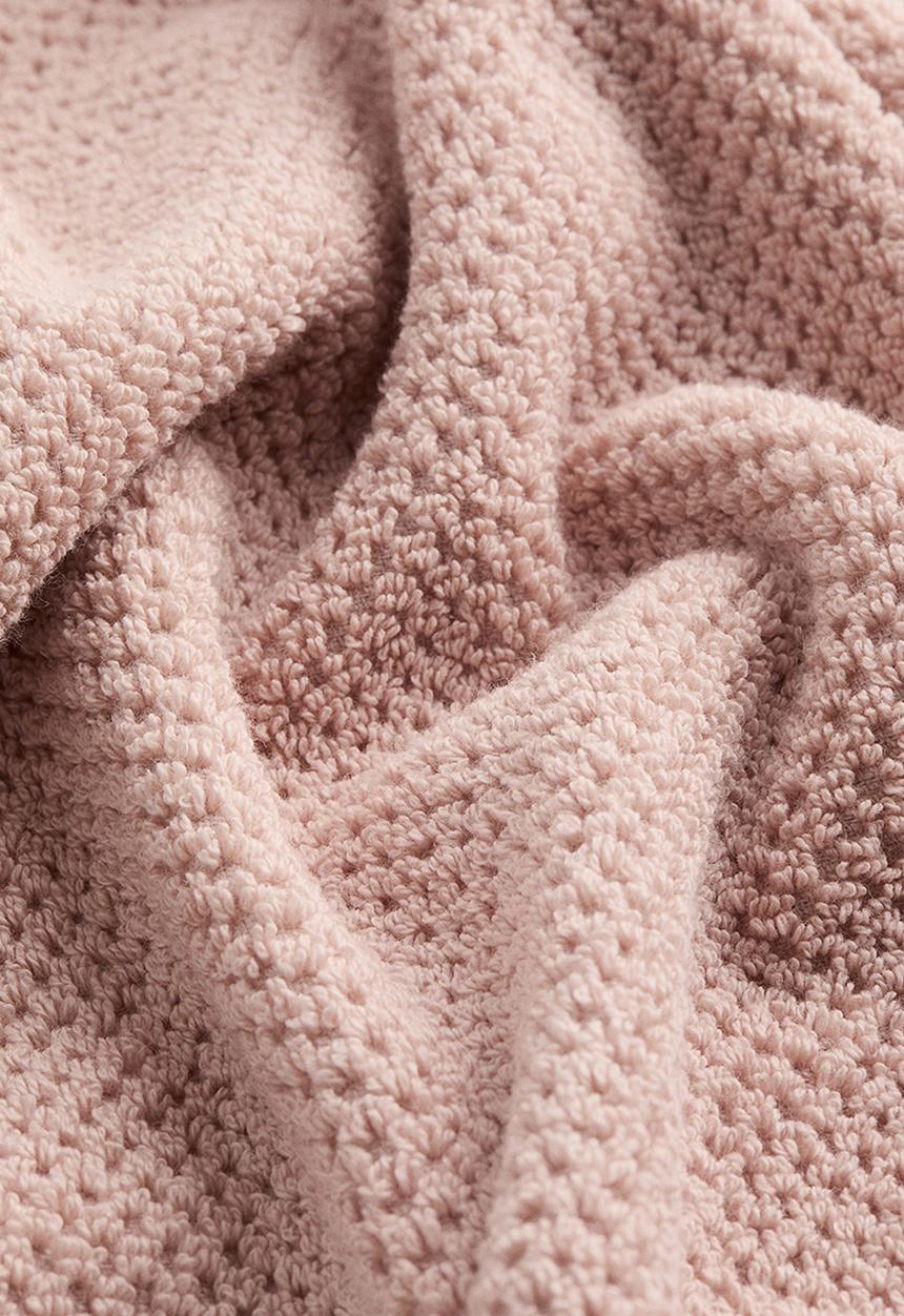 H&M - 2-pack cotton terry guest towels - powder pink