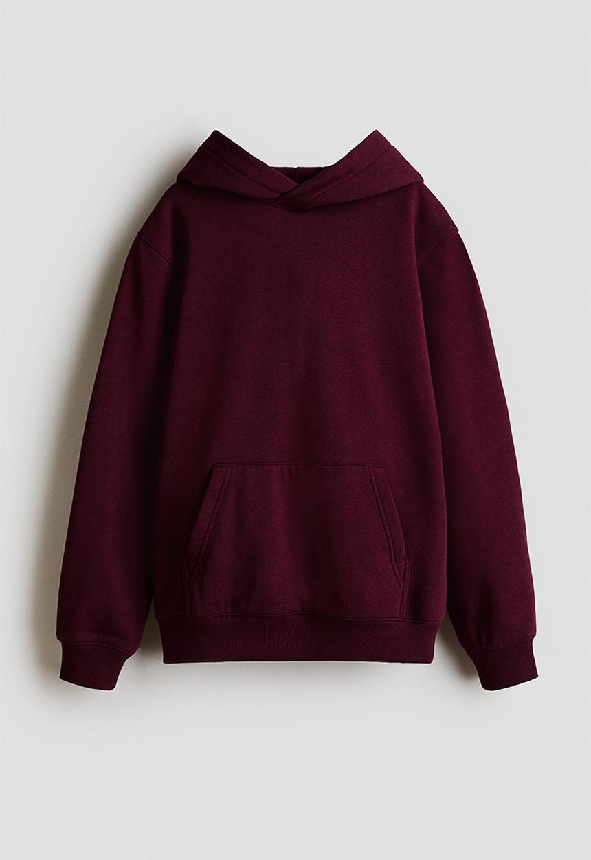 H&M - Hoodie - dark red
