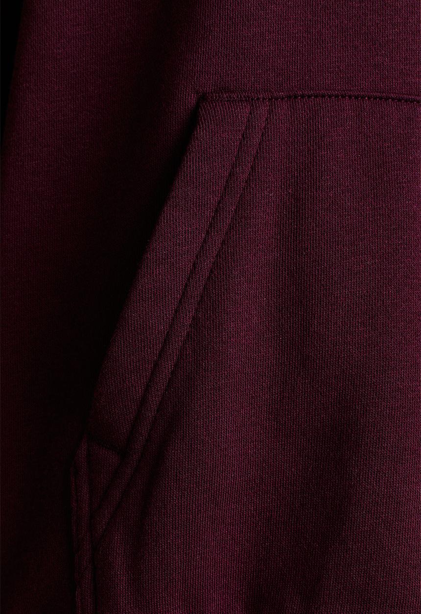 H&M - Hoodie - dark red