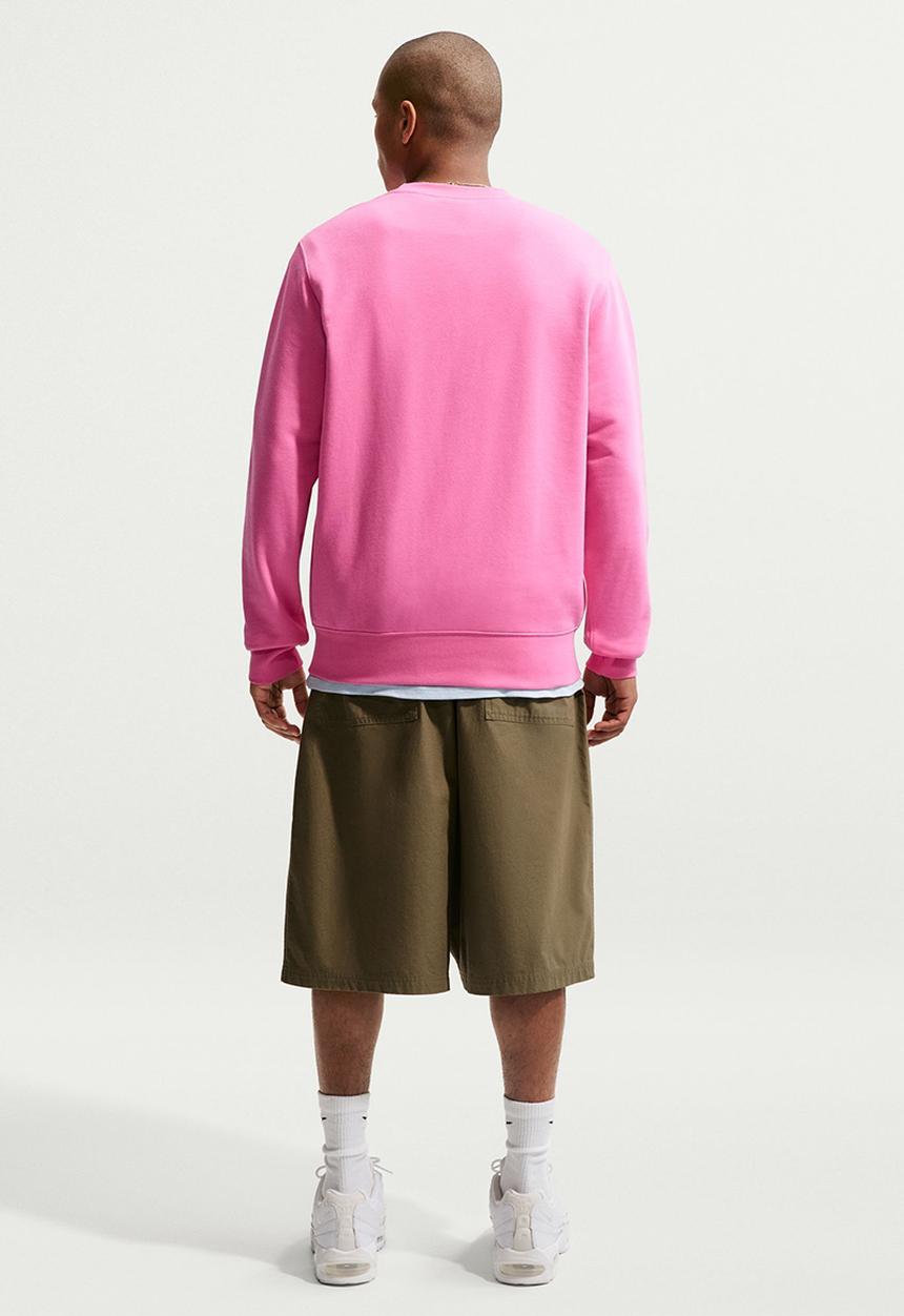Nike - NSW Club French Terry Crew Futbol Sweatshirt - Pink