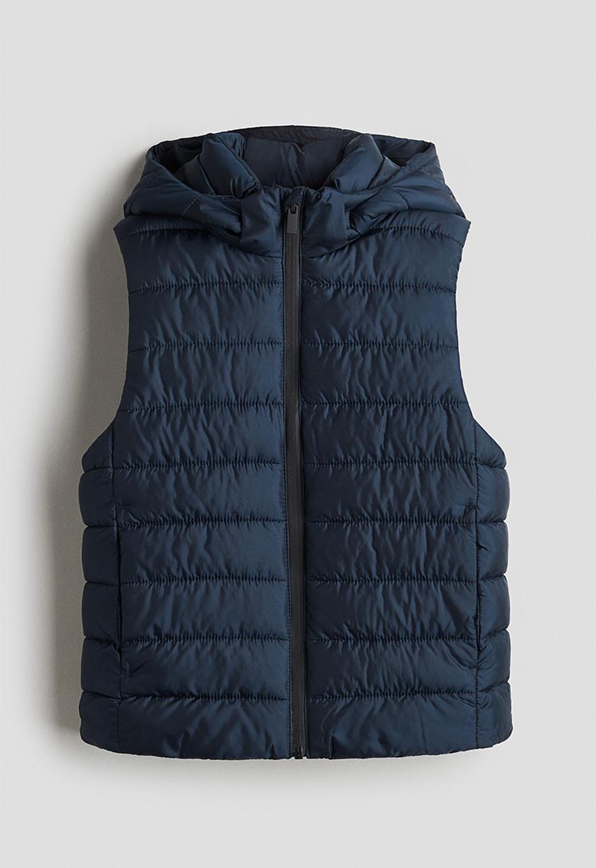 H&M - Puffer gilet - navy blue