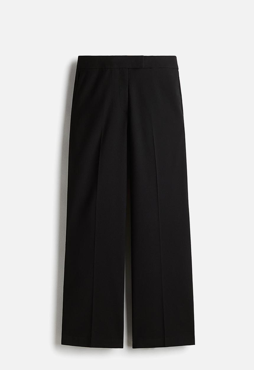 H&M - Straight trousers - black