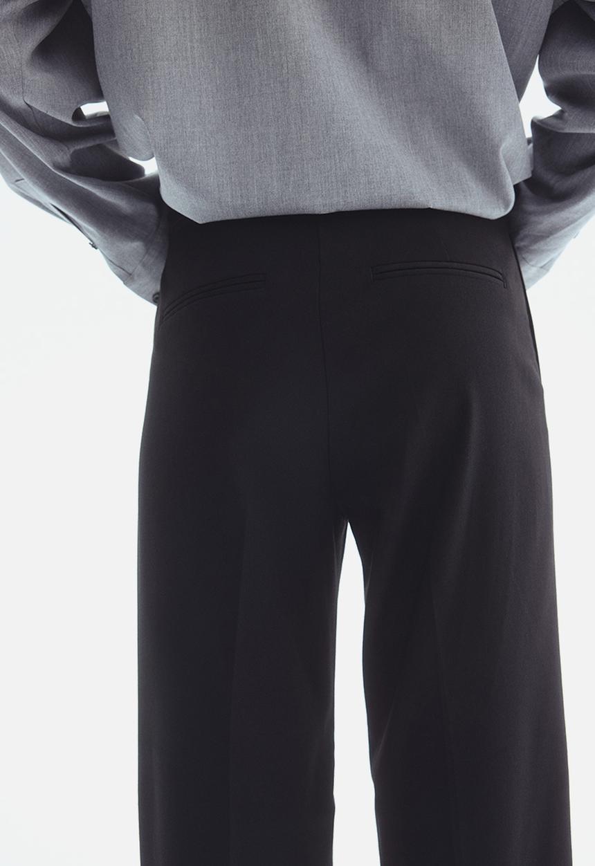 H&M - Straight trousers - black