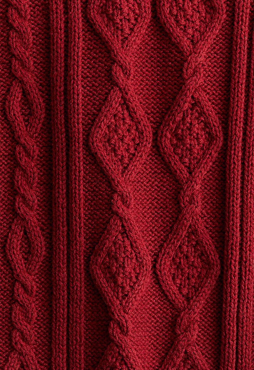 H&M - Cable-knit jumper - red