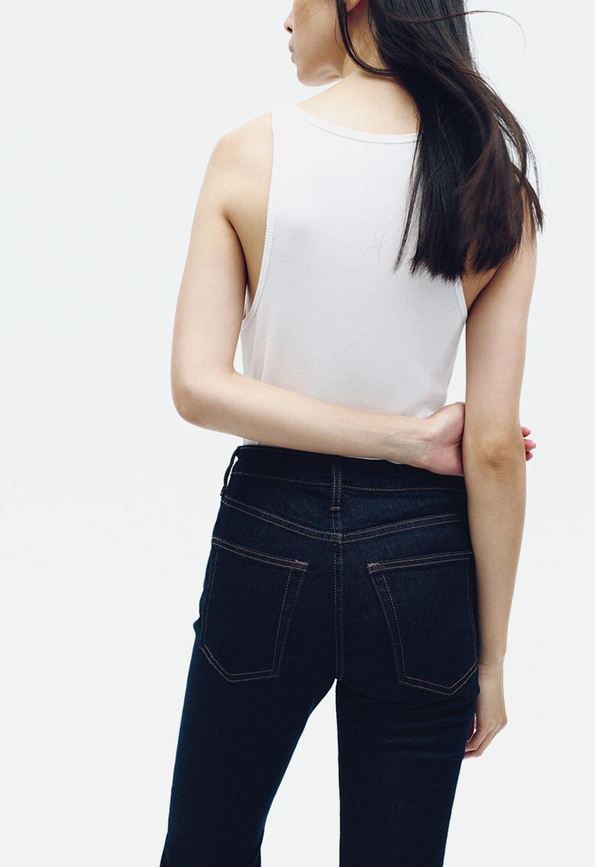 H&M - Flared high jeans - dark denim blue
