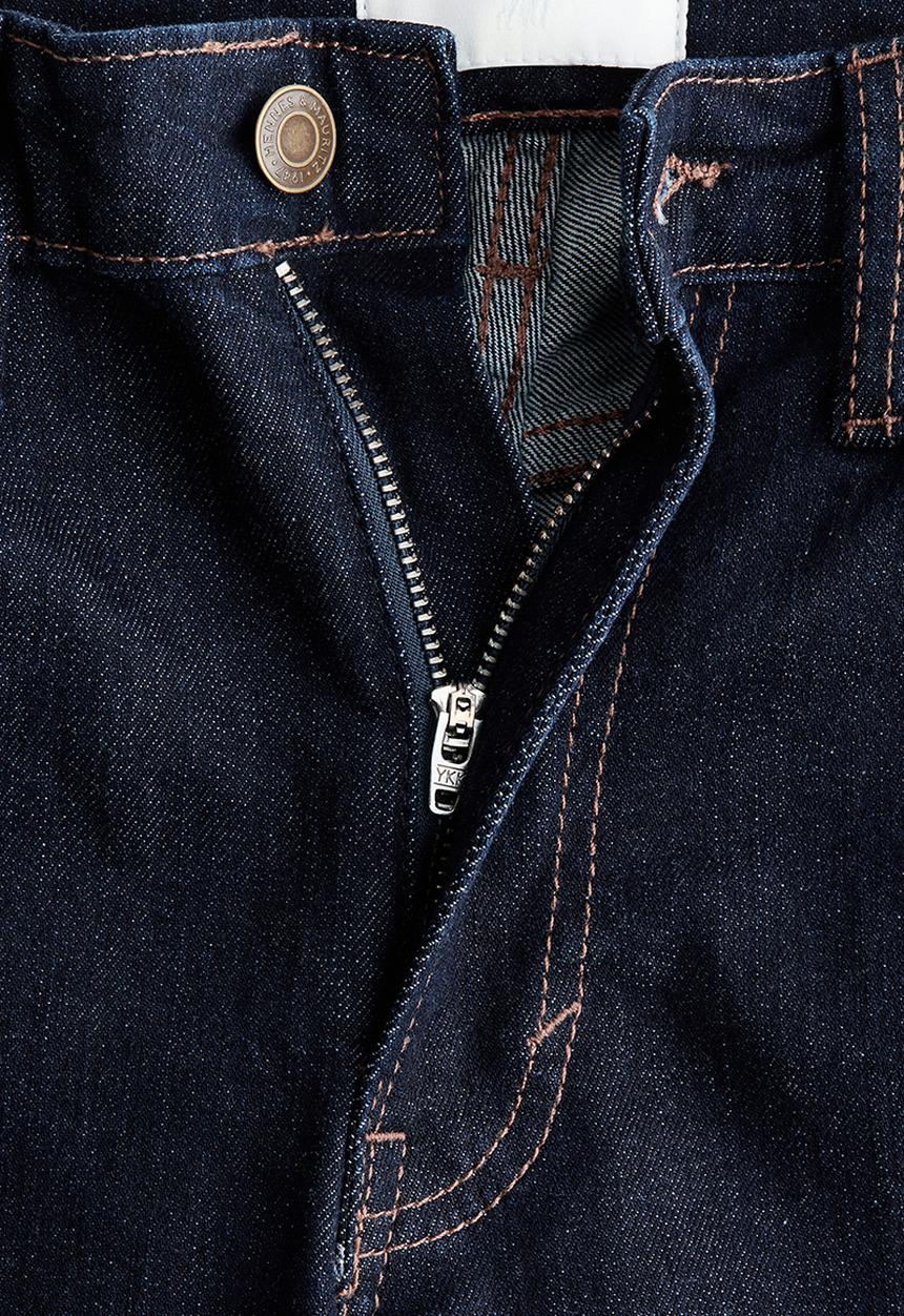 H&M - Flared high jeans - dark denim blue