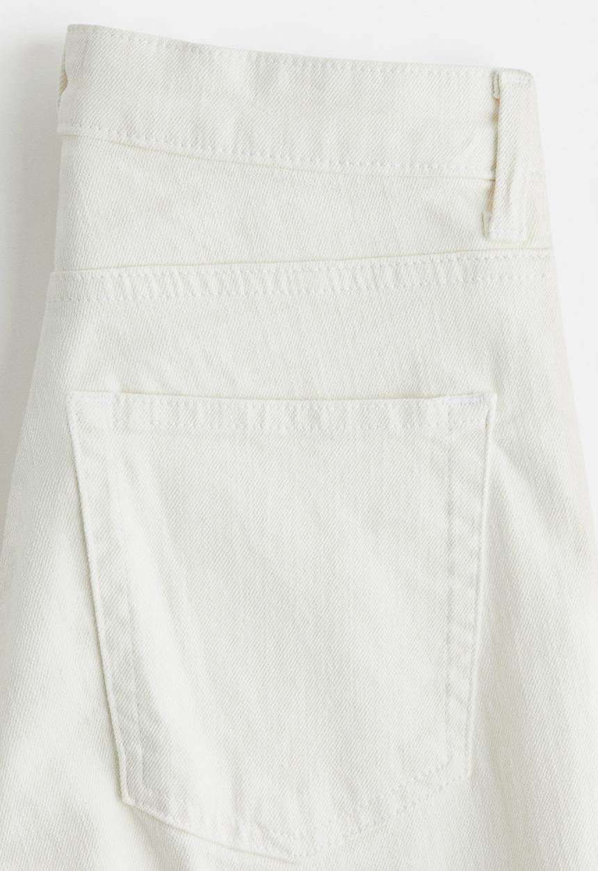 H&M - Flared high jeans - white