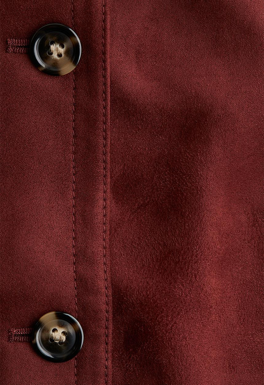 H&M - Collared jacket - dark red