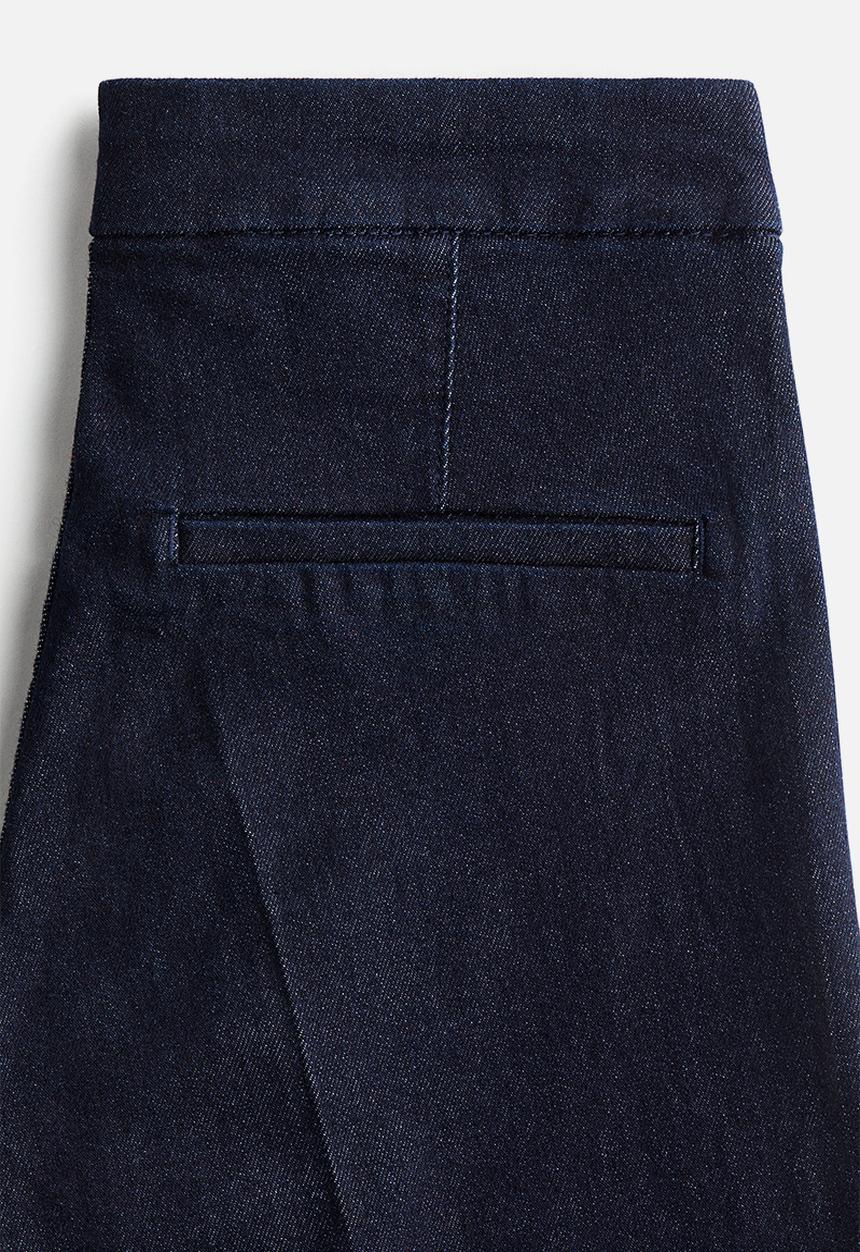 H&M - Flared high jeans - dark denim blue