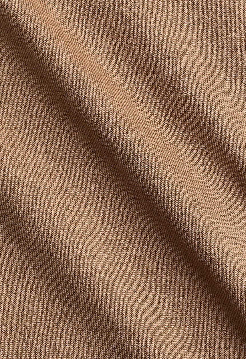 H&M - Fine-knit polo-neck top - beige
