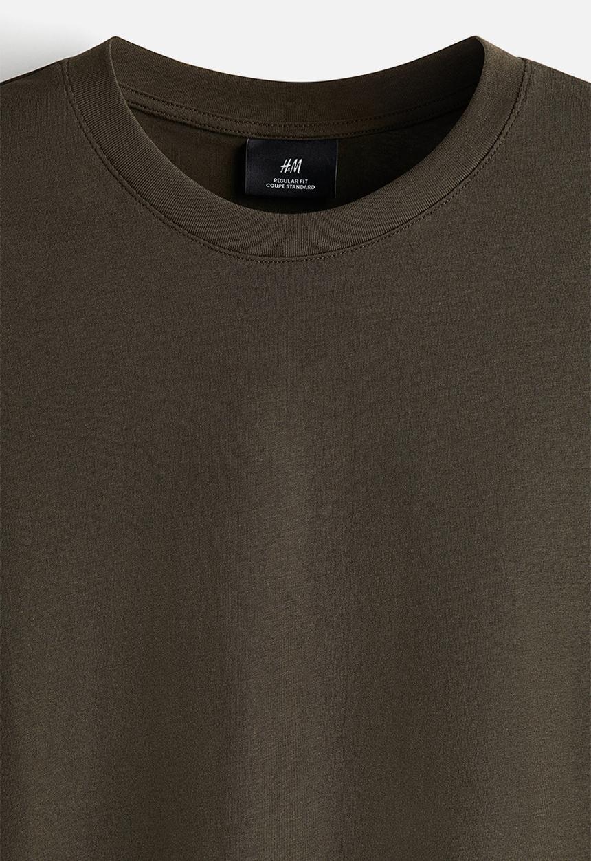 H&M - Regular fit t-shirt - green