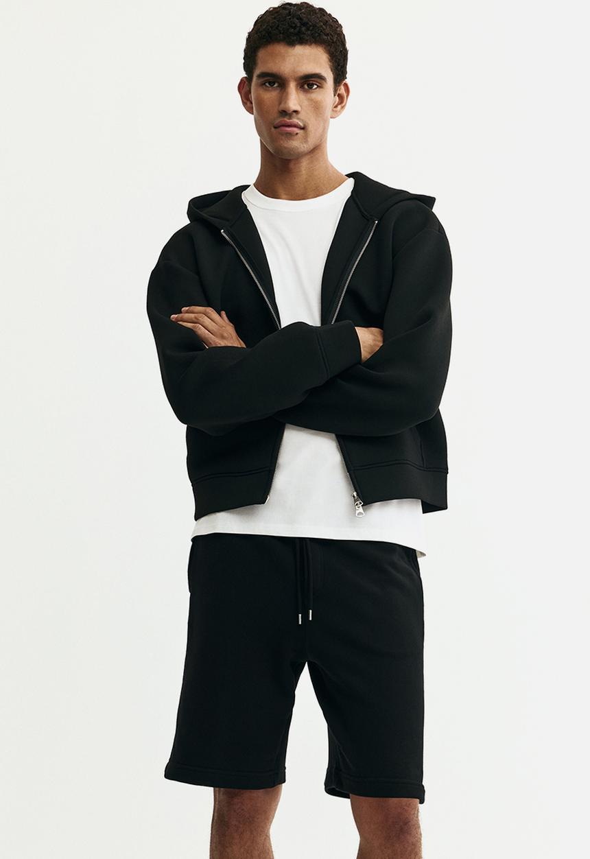 H&M - Relaxed fit shorts - black