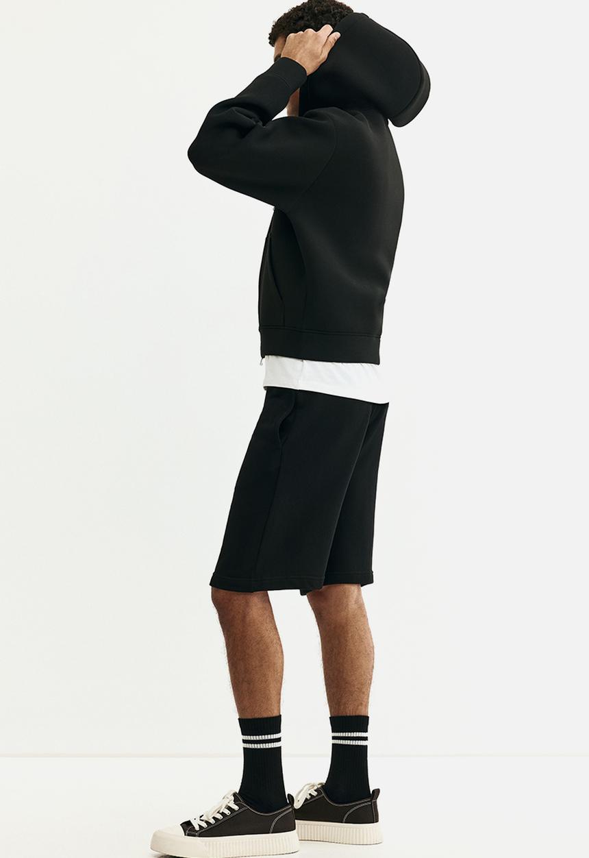 H&M - Relaxed fit shorts - black